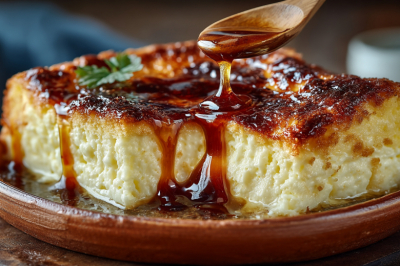 Карамельный творожник &mdash; безупречный рецепт выходного дня. Готовится проще сырников, но какой вкус!