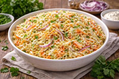 Не обычный капустный салат, а коул слоу. Его можно готовить хоть каждый день, и не останется ни ложки