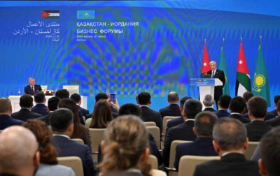 Токаев и Абдалла ІІ приняли участие в казахско-иорданском бизнес-форуме