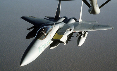 Американский F-15EX впервые сбросил авиабомбы на полигоне