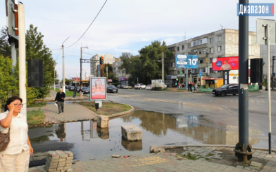Народный репортёр. Новый асфальт, а лужа старая