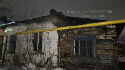 Опубликовано видео с пепелища под Альметьевском, где оборвалась жизнь мужчины 29/01/2026 &ndash; Новости