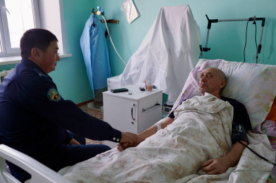 Участковый спас потерявшегося рыбака в Костанайской области