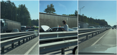 ДТП парализовало движение на Горьковском шоссе в сторону Зеленодольска