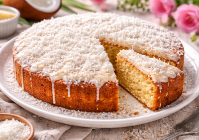 Нежнее ватрушки и проще шарлотки: пирог &laquo;Кокосовое облако&raquo; на кефире за 40 минут