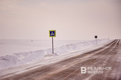 Трассу Алексеевское &mdash; Альметьевск открыли после двухдневной метели
