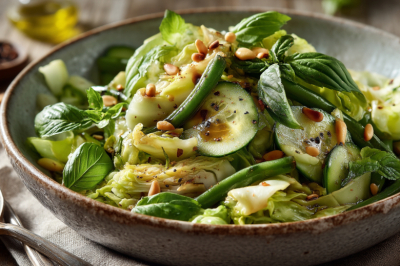 Трачу 20 минут на этот теплый салат &mdash; и получаю идеальный баланс сытости и свежести. Основа из овощей, яркая заправка и пикантные орешки